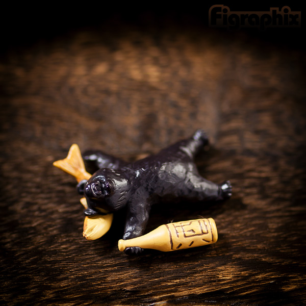 熊と鮭　木彫り 木彫り熊 鮭咥え熊 北海道 3 | MILMOUNTAIN STORE